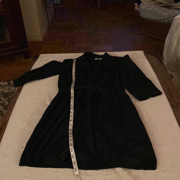 Ann Taylor Loft beautiful black dress w/ pockets & fabulous material. Love this! - Picture 11 of 16